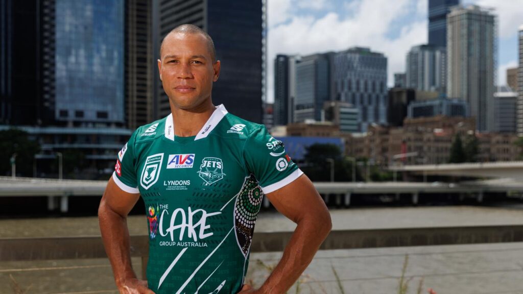 Moses Mbye is putting back into grass roots footy at the Ipswich Jets.
