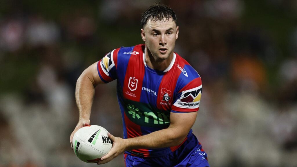 Sandon Smith will lead Newcastle’s attack when the Knights do battle with the Warriors.
