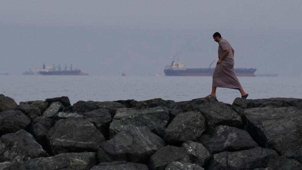 The US Navy will soon start escorting tankers through the blocked Strait of Hormuz.
