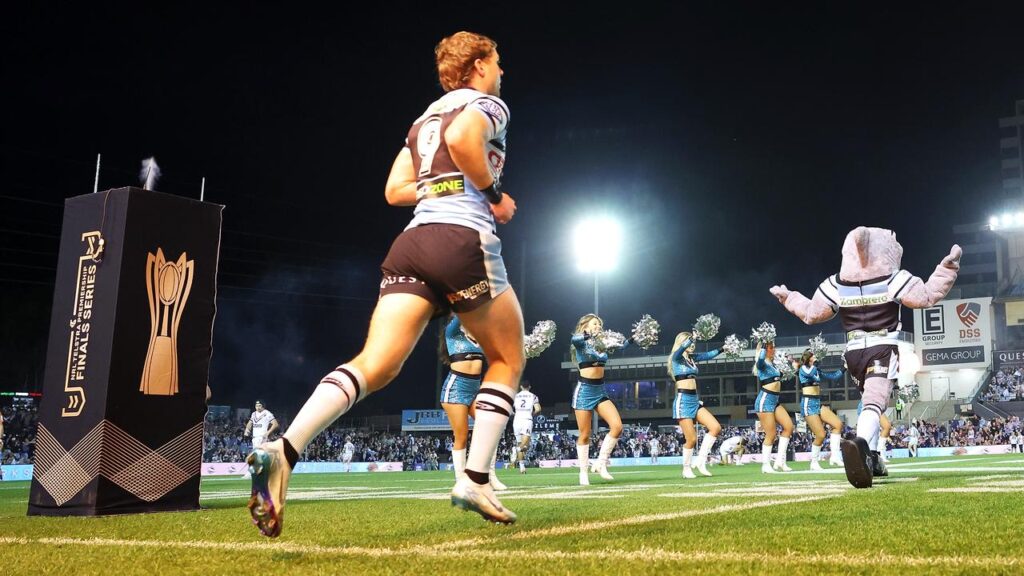 With Ocean Protect Stadium’s limited capacity, there’s speculation Cronulla may lose out for finals.
