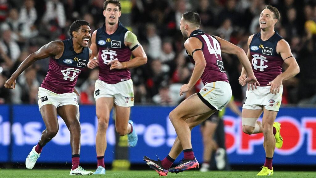 Two-time reigning premiers the Brisbane Lions have notched their first win of the season. 
