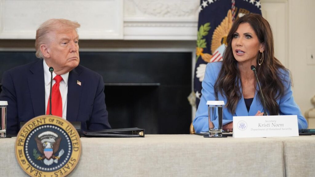 Ousted Kristi Noem had always been one of US President Donald Trump’s most ardent supporters.
