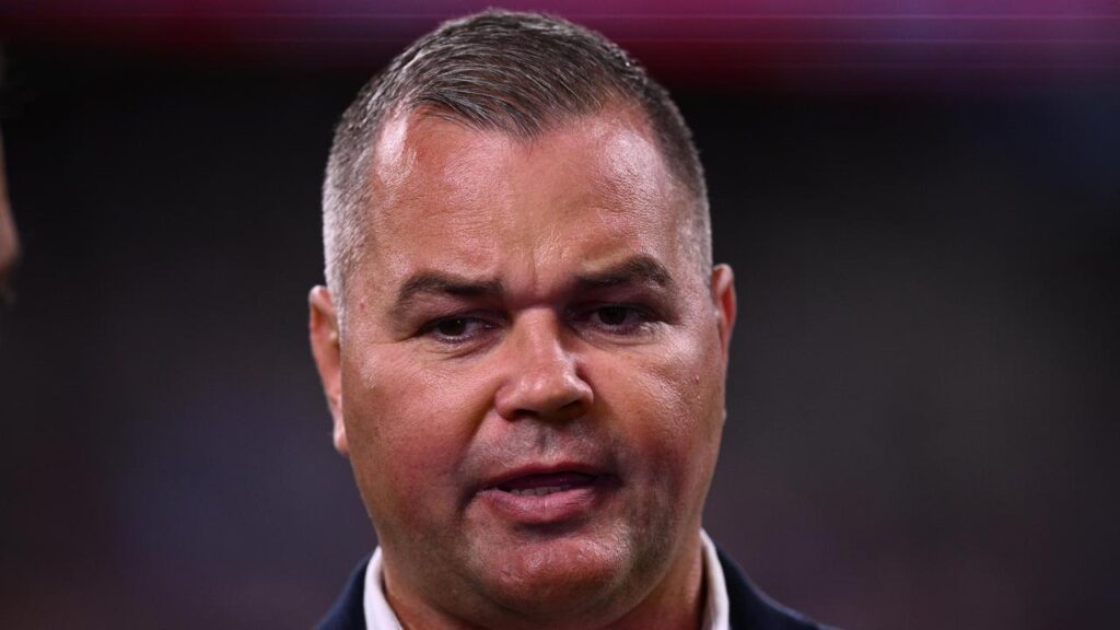 Manly coach Anthony Seibold has been sacked. 
