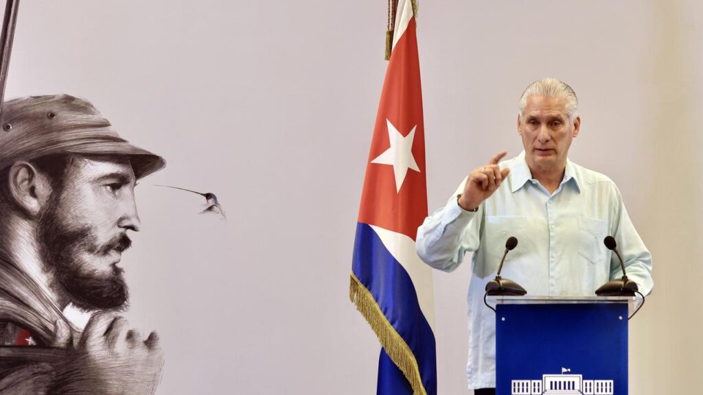Cuban President Miguel Díaz-Canel says talks are ongoing with the US over an energy crisis.
