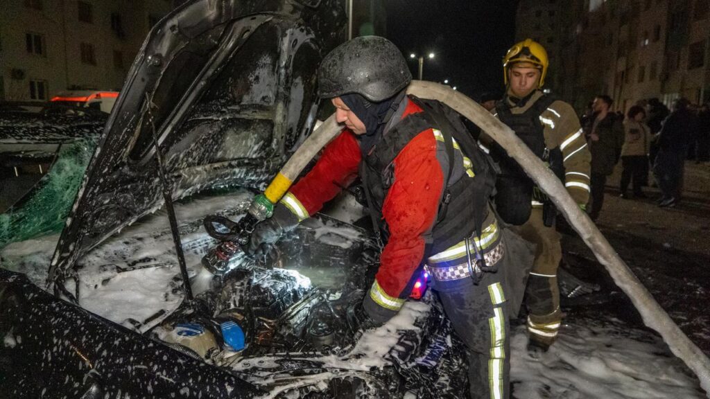 Overnight Ryssian drone strikes on two Ukrainian cities have injured at least 14 people.
