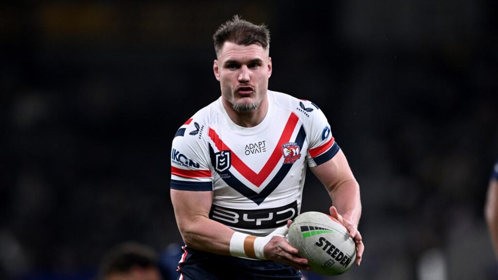 Former Rabbitoh and current Rooster Angus Crichton will bring up his 200th NRL game against Souths.
