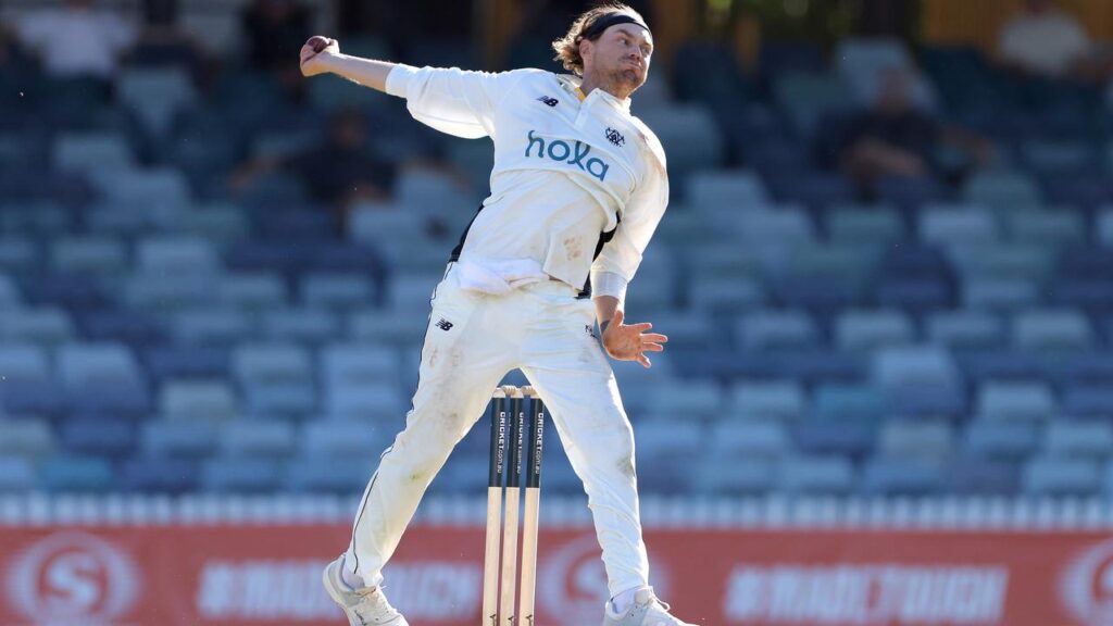West Australian spinner Corey Rocchiccioli picked up five first-innings wickets against NSW.
