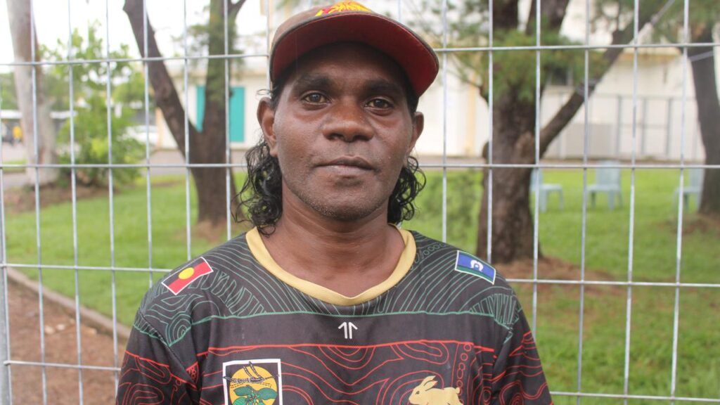 Steve Wilfred has been evacuated from the township of Numbulwar as a cyclone approaches the NT.
