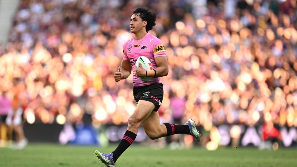 Casey McLean played 23 of a possible 27 first-grade games for Penrith in 2025. 
