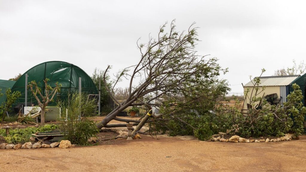 Exmouth was one of the areas hardest hit by Cyclone Narelle.
