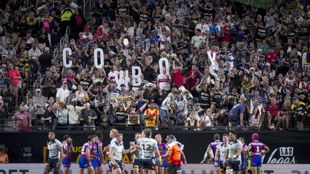The Cowboys-Knights NRL game in Las Vegas provided plenty of entertainment.
