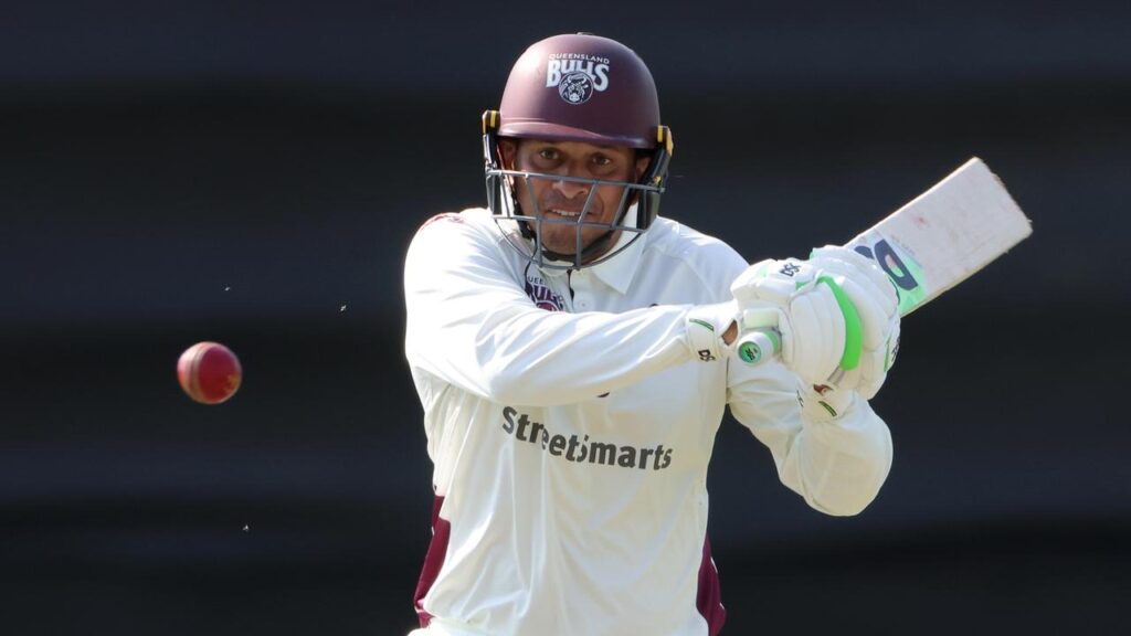 Usman Khawaja’s hopes of helping Queensland make the Sheffield Shield final have been dashed.
