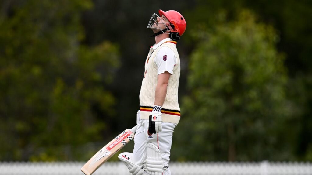 South Australia’s Travis Head was dismissed for five in his Sheffield Shield return against NSW.
