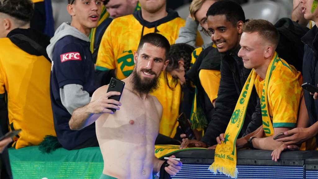 Milos Degenek, Socceroo No.585, is feeling the love in camp ahead of another World Cup.
