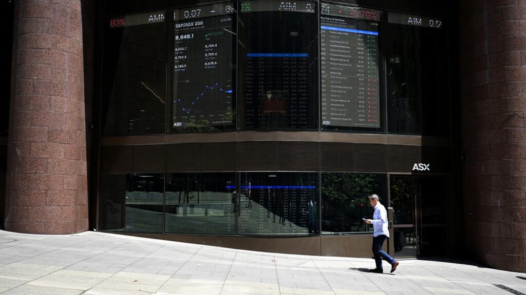 Australia’s benchmark bourse has fallen to its lowest level since mid-December.
