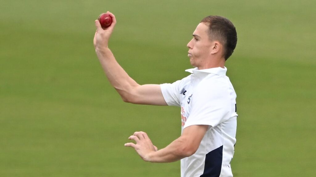 Mitchell Perry’s five-with haul has speared Victoria to a critical 70-run Shield win over Tasmania.
