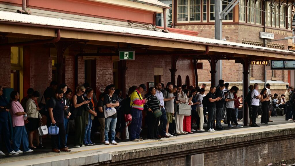 Some Australians are abandoning cars and relying on public transport to beat surging fuel prices.
