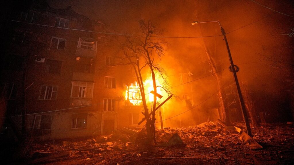 Two men died after a Russian strike on the southern Ukrainian city of Kryvyi Rih.
