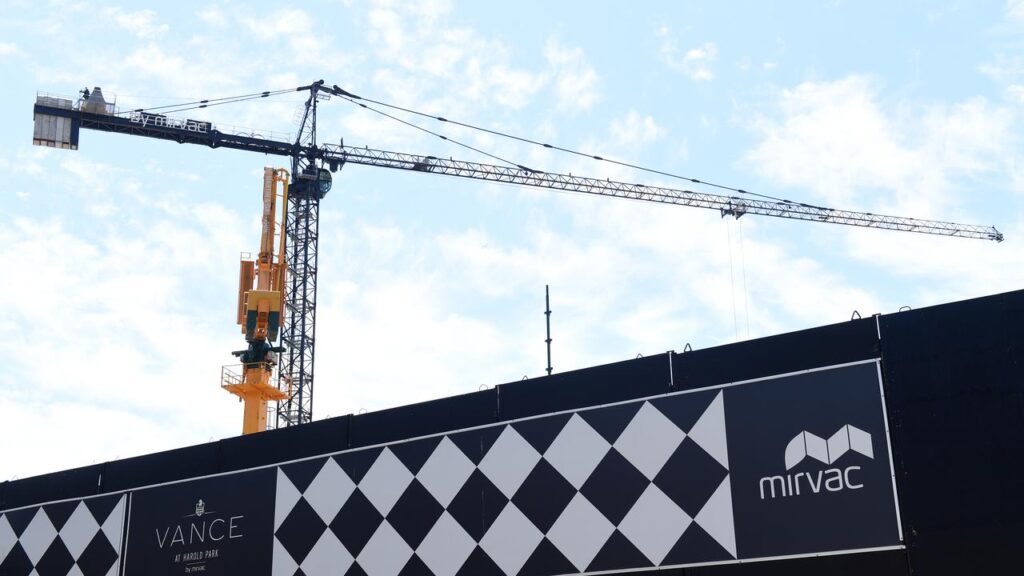 Mirvac was boosted by a 12 per cent rise in sales in its third quarter.
