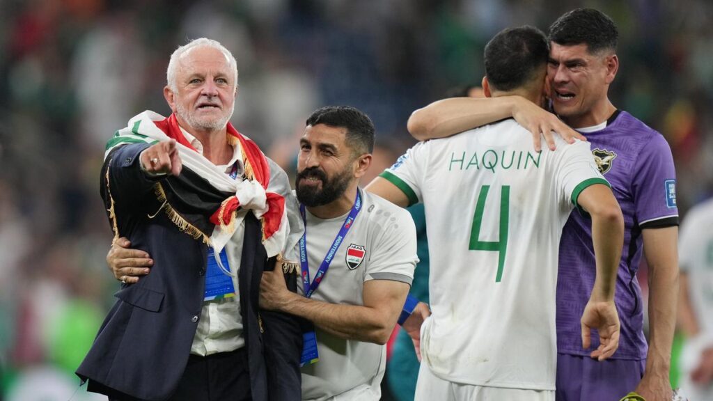Aussie coach Graham Arnold (left) is not looking beyond June, when he leads Iraq at the World Cup.
