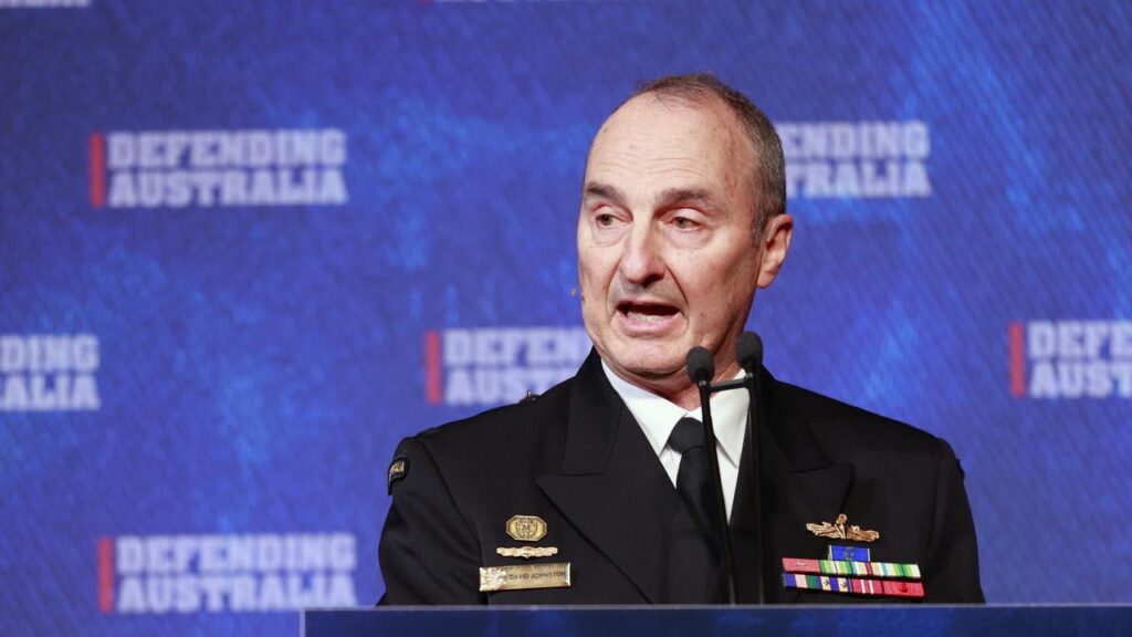 Admiral David Johnston says he’s confident Australia could deploy a ship to the Middle East.

