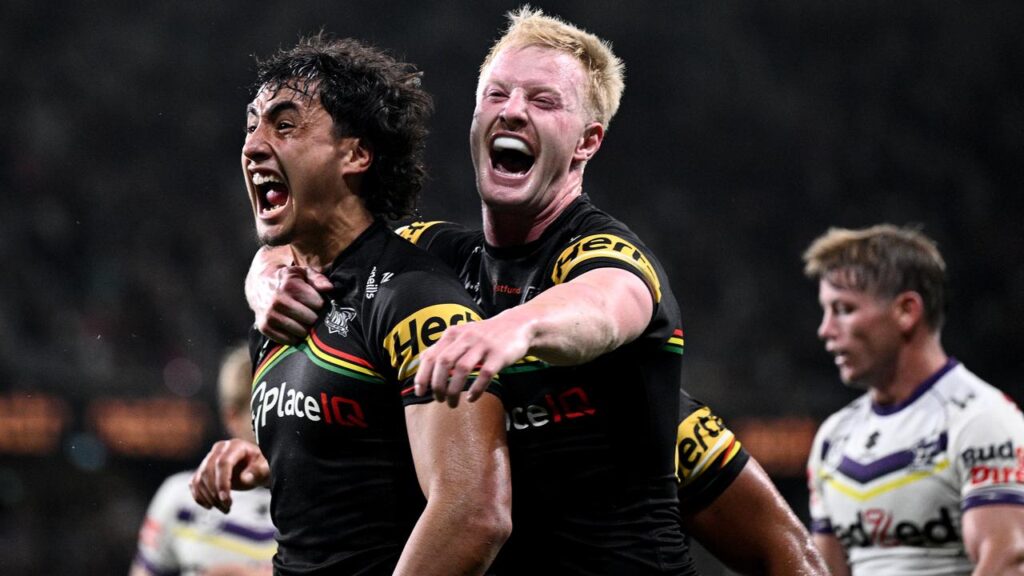 Casey McLean and Tom Jenkins are forming a fearsome combination on the Panthers’ left edge.
