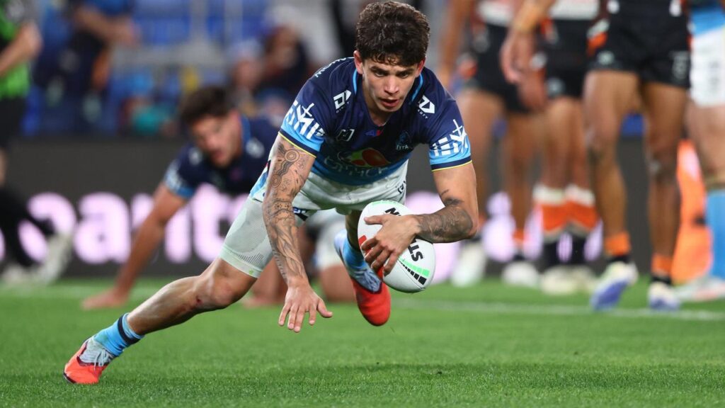 Gold Coast’s Jayden Campbell is on track to become a leading NRL half, coach Josh Hannay insists.
