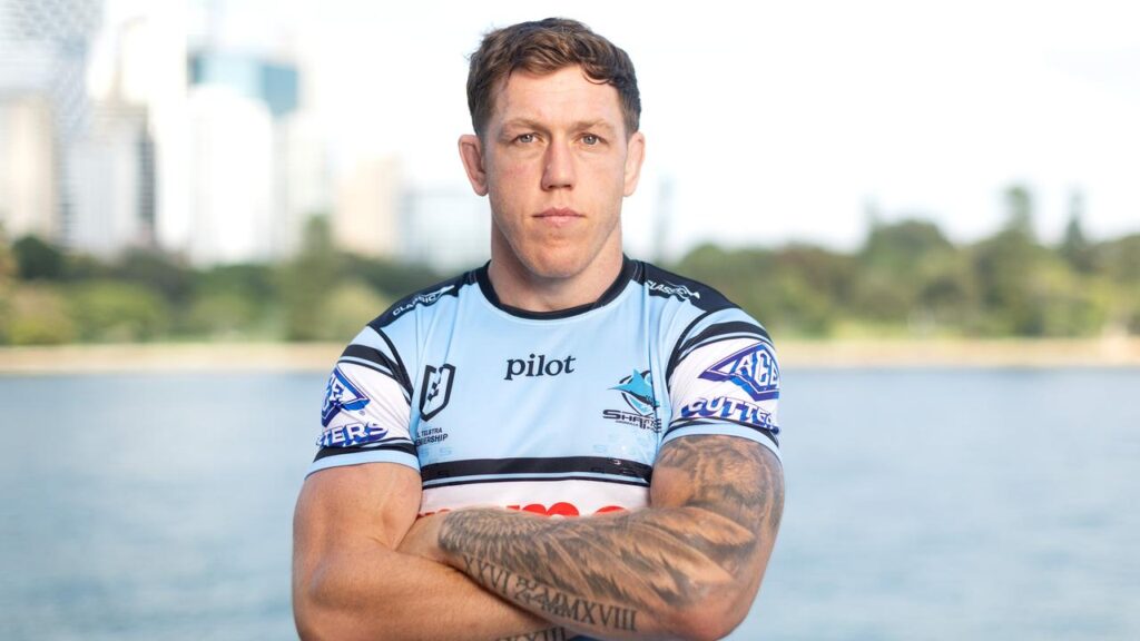 Man on a mission: Cameron McInnes is set to return in Cronulla colours from a second ACL injury.
