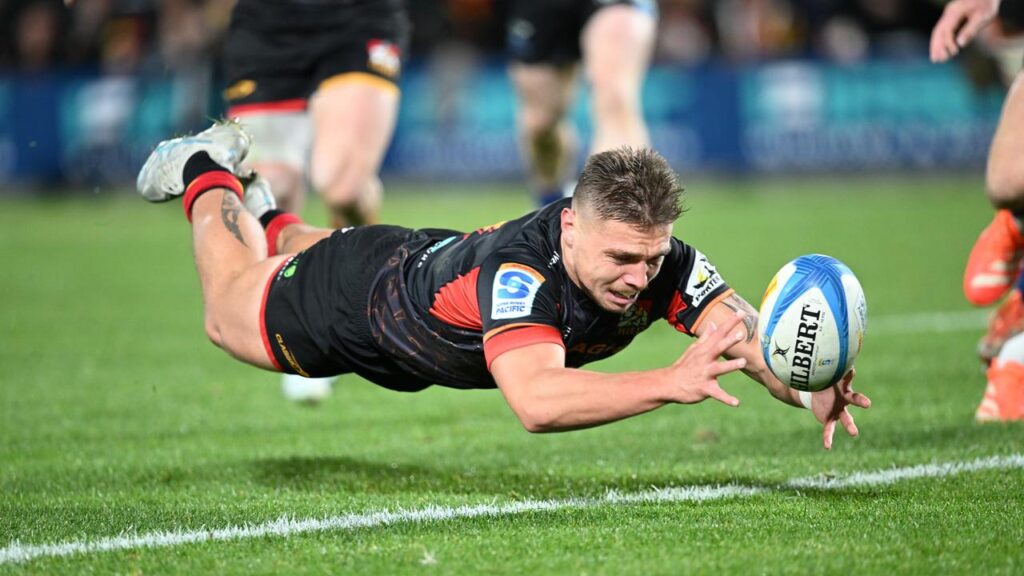 A try to the Chiefs’ Cortez Ratima put paid to the Drua’s hopes of another upset victory.
