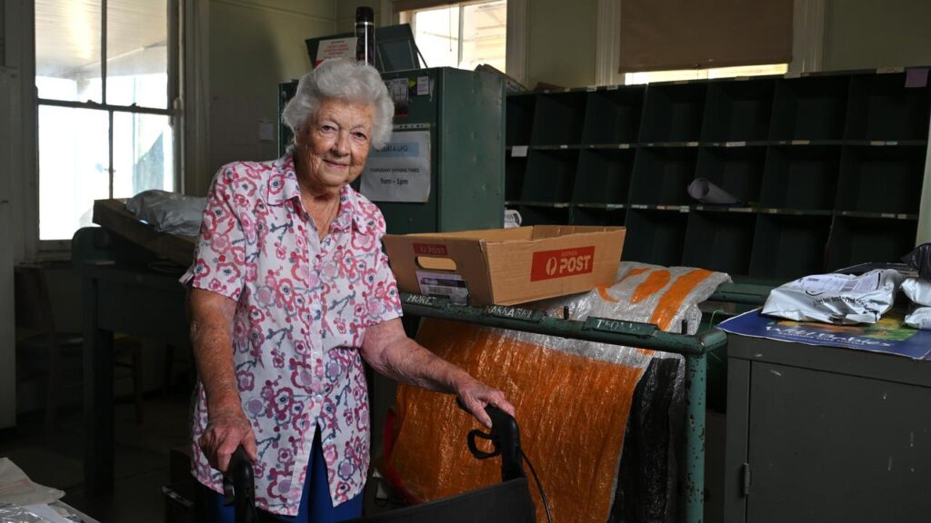 Ninety five-year-old postmistress Patricia Bennett says it’s been a wonderful career.
