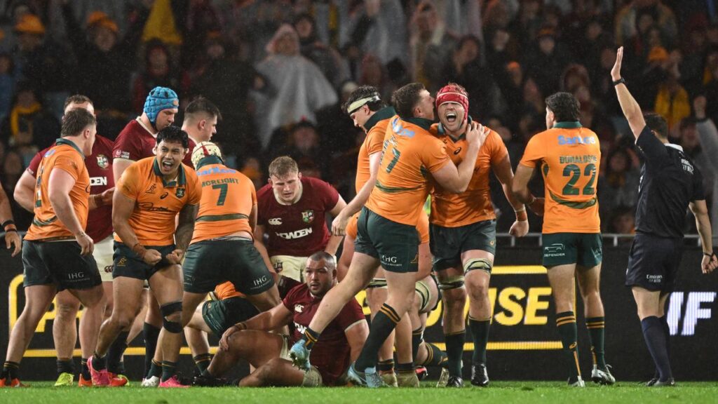 The Wallabies’ series against the British and Irish Lions contributed to a record profit for RA.
