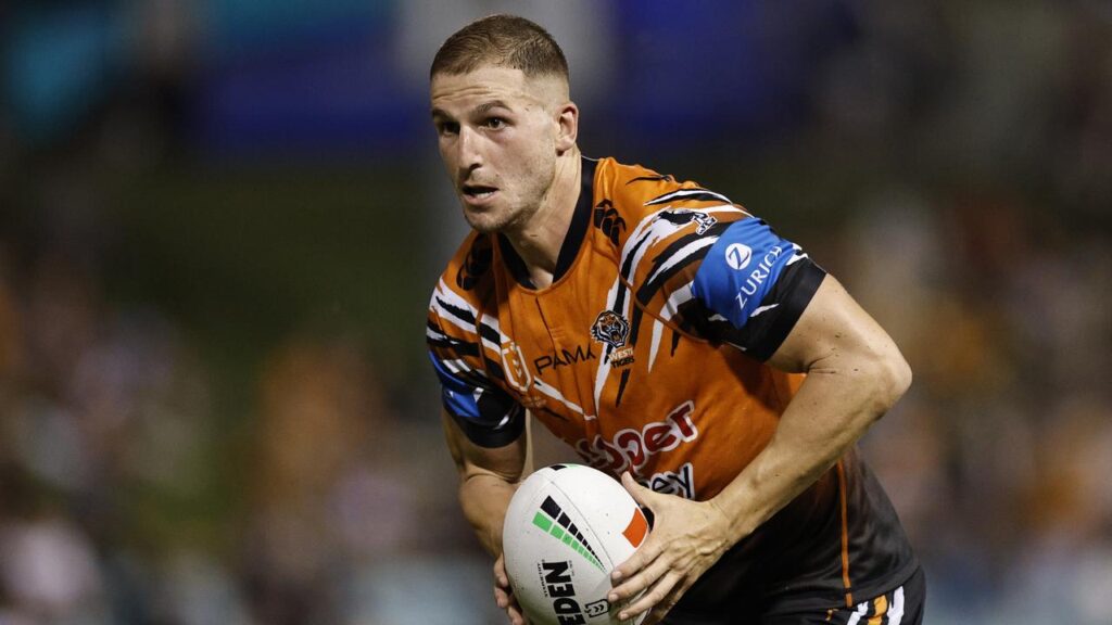 Adam Doueihi is enjoying the spotlight on West Tigers for the first time since arriving from Souths.
