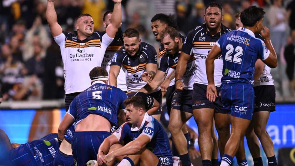 Kiwi slayers: The Brumbies can complete a historic sweep of NZ teams if they beat the Hurricanes.
