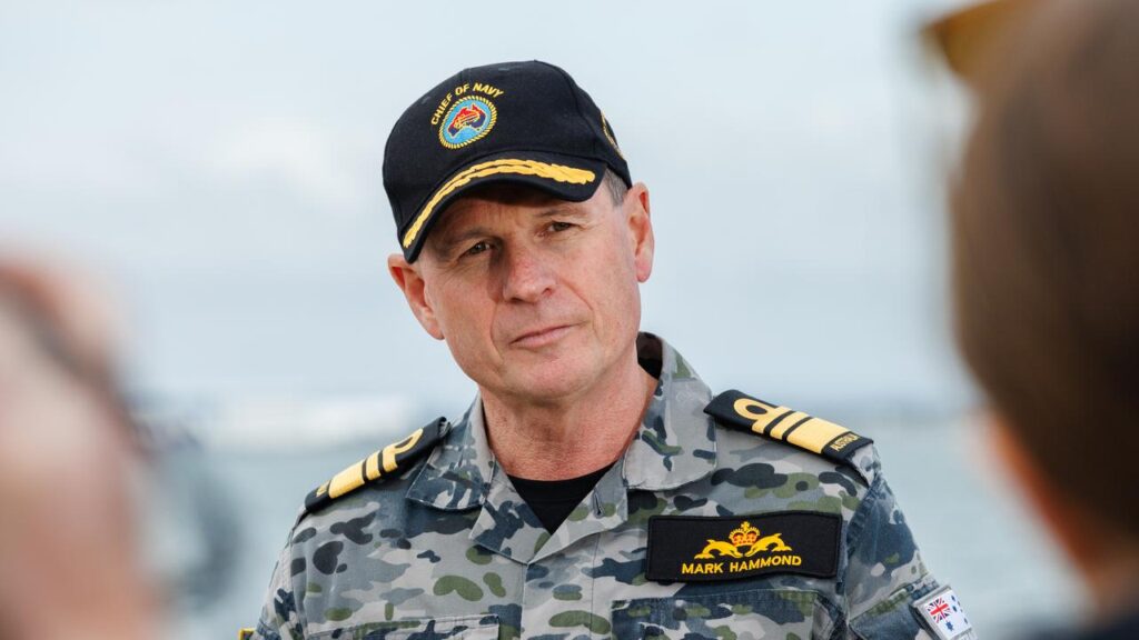 Vice Admiral Mark Hammond has been appointed chief of the Australian Defence Force.
