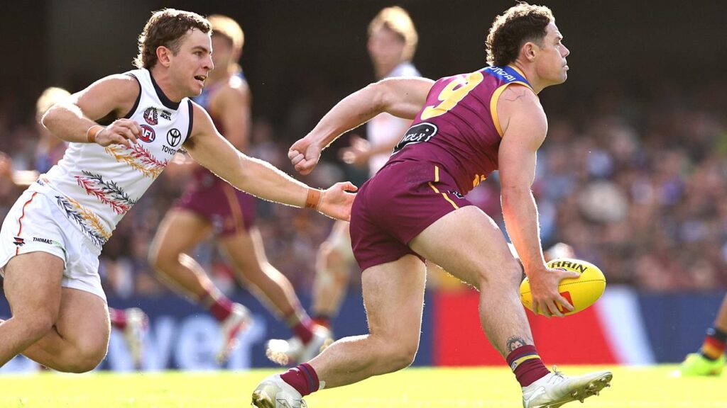 Lachie Neale racked up 42 possessions to lead the Lions in a crushing victory over Adelaide.
