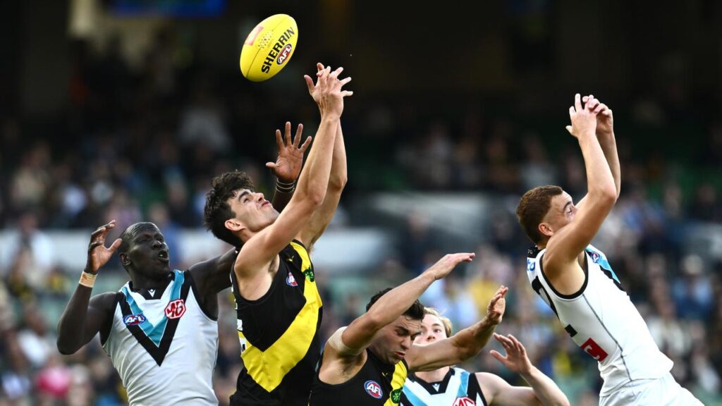 Richmond ruckman Samson Ryan has been suspended for one game.
