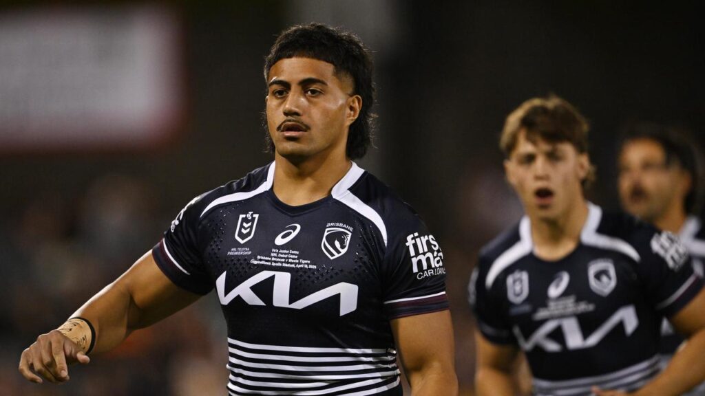 Brisbane prop Va’a Semu will make his NRL debut on Friday night.
