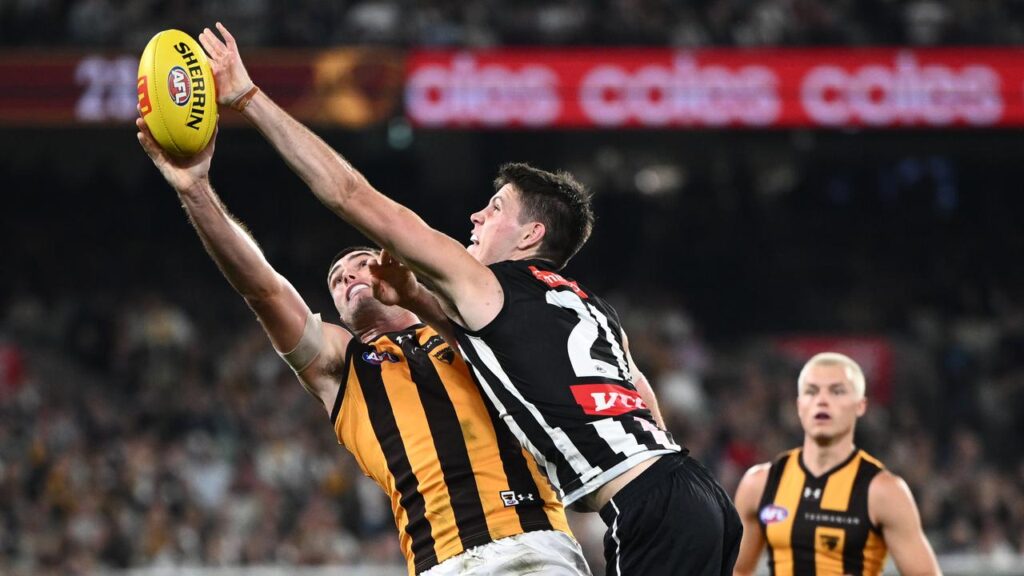 Flag fancies Hawthorn and Collingwood couldn’t be separated in a thriller at the MCG.
