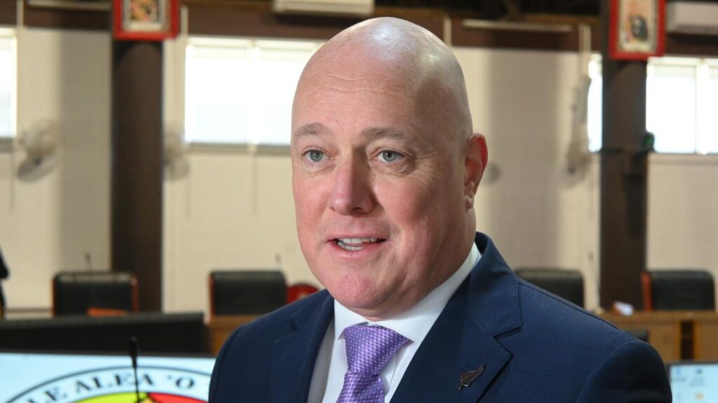 Chris Luxon has been given support of the National party to stay on as New Zealand prime minister.
