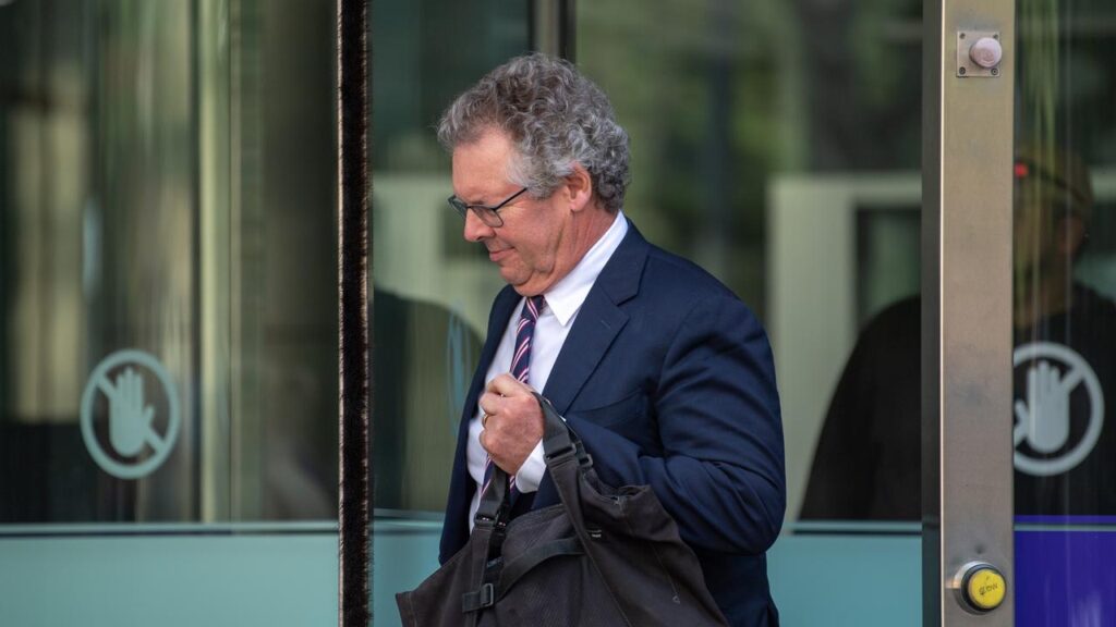 Ex-barrister Norman O’Bryan inflated his fees and invoiced for hours not worked, prosecutors said.
