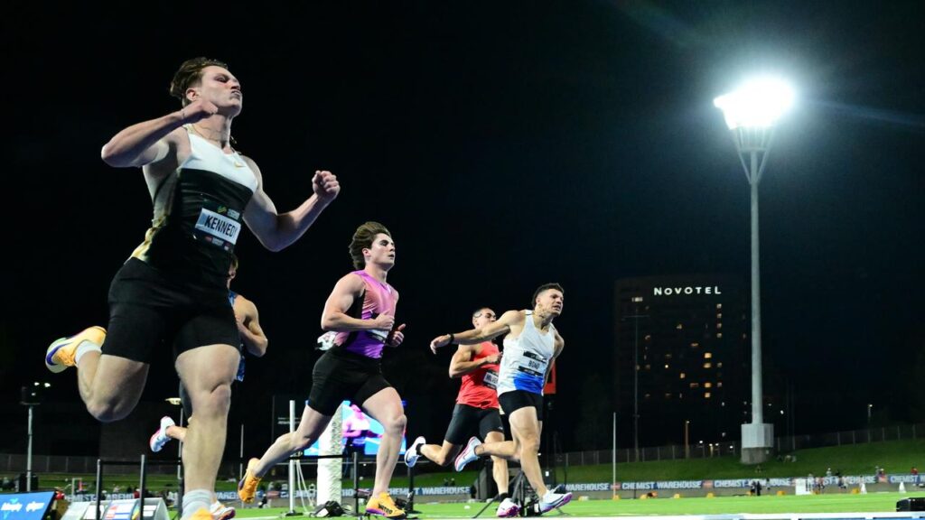 Lachlan Kennedy has been scorching the track in the 100m, but has withdrawn from the 200m in Sydney.
