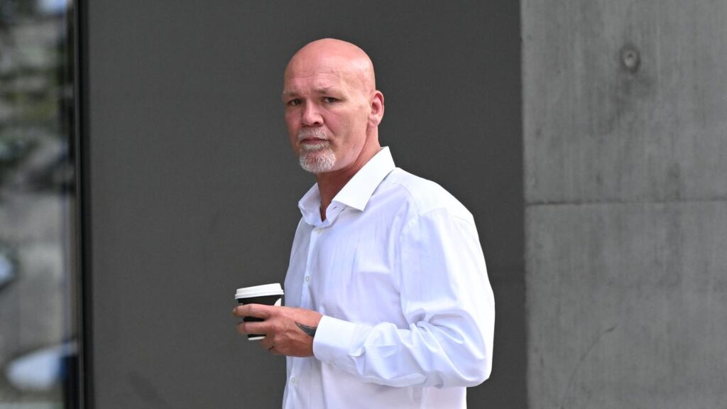 Murder-accused Robert Rogers said he was defending himself when attacked with a knife or machete.
