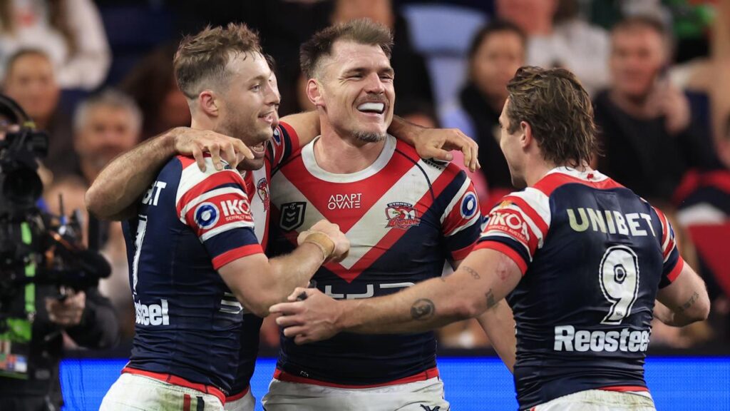 Angus Crichton (centre) is not surprised by Newcastle’s resurgence under coach Justin Holbrook.
