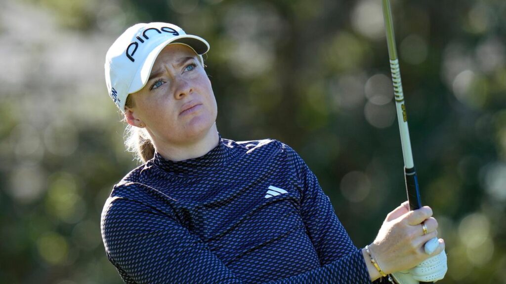 Cassie Porter is the leading Australian at the Chevron Championship in Houston.
