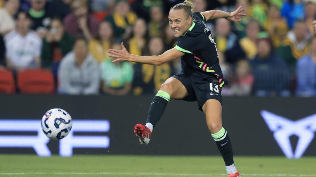 Tameka Yallop is gunning for a spot on the Matildas’ 2027 World Cup team after overcoming injury. 
