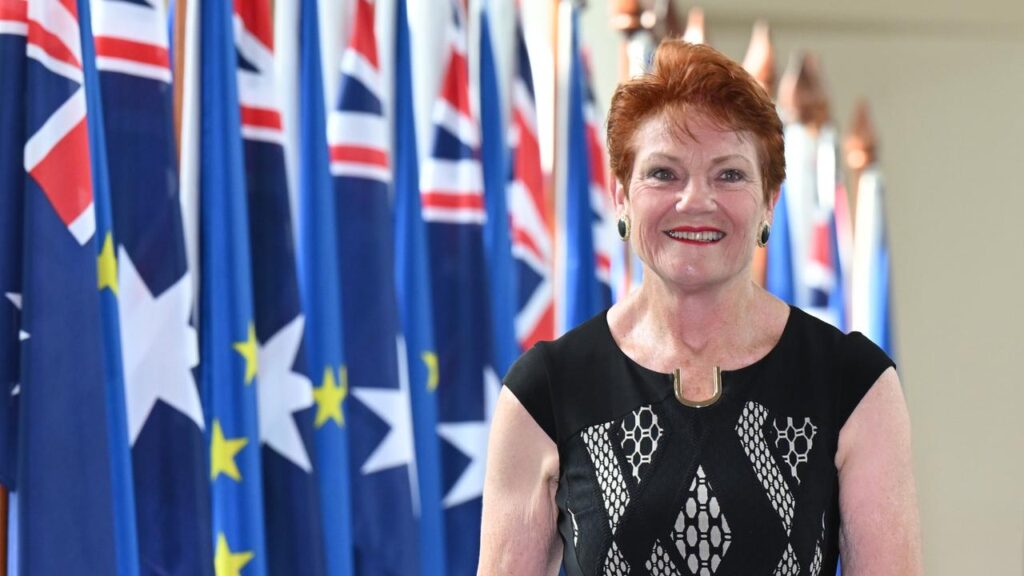 One Nation leader Pauline Hanson is basking in her party’s success at the latest state election.
