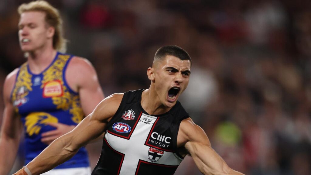 St Kilda’s Hugo Garcia is starting to make his mark on the AFL, a year on from a career-low
