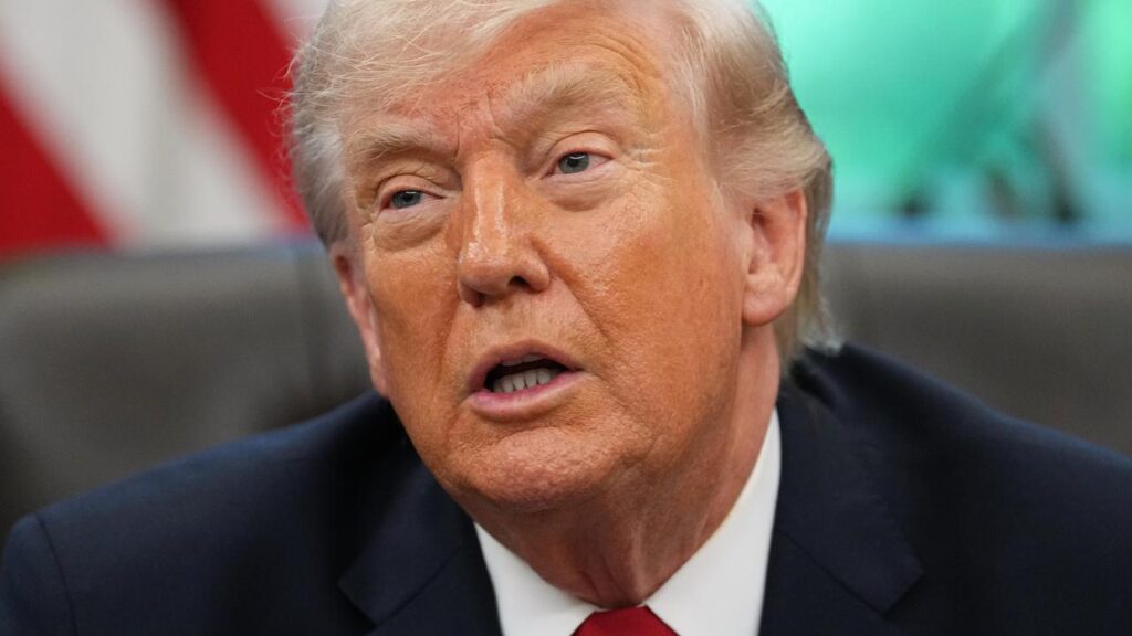 US officials say President Donald Trump has spoken with executives of oil companies.
