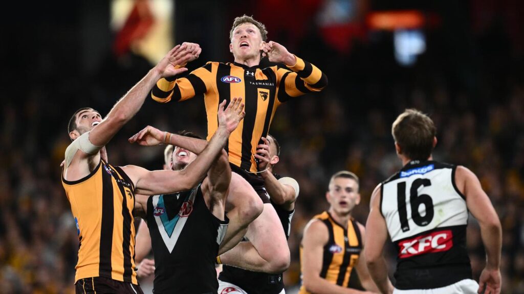 Hawks skipper James Sicily will sweat on the match video review after his team beat Port Adelaide.

