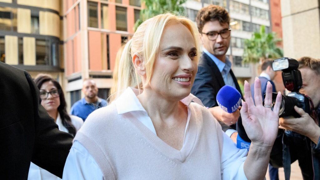 Rebel Wilson will continue to give evidence in the Federal Court in a defamation trial.
